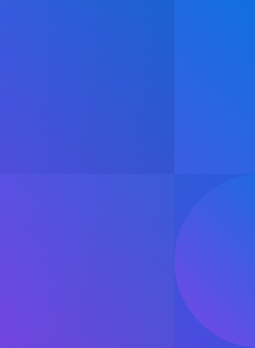 Decode 2024 background graphic blue and purple gradient with subtle shapes overlapping